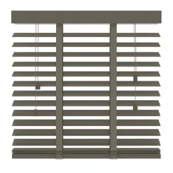 Brico Jaloezieen-Decosol 946 Horizontale Jaloezie Hout Taupe 100X130Cm
