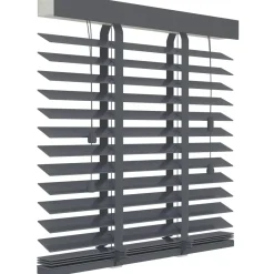 Brico Jaloezieen-Decosol 955 Horizontale Jaloezie Hout Antraciet 80X220Cm