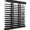 Brico Jaloezieen-Decosol 947 Horizontale Jaloezie Hout Zwart Mat 220X220Cm