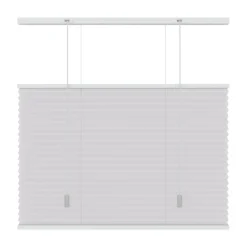 Brico Plissegordijnen-Decosol 6010 Plissegordijn Lichtdoorlatend Wit 180X180Cm