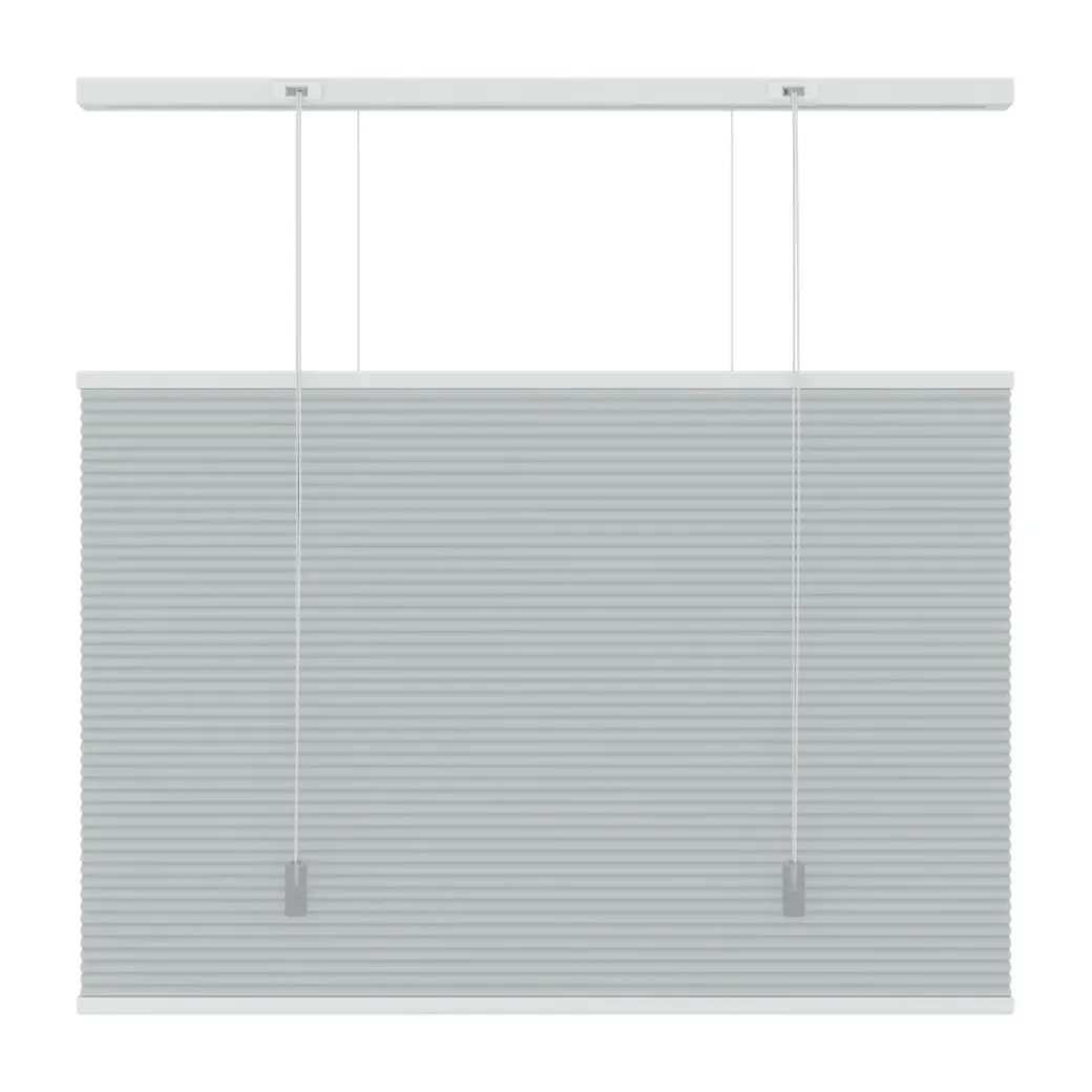 Brico Isolerende Raamdecoratie-Decosol 6006 Plissegordijn Lichtdoorlatend Lichtgrijs 120X180Cm