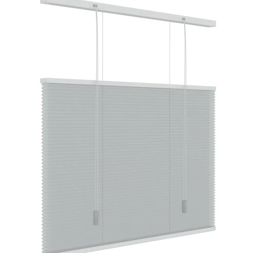 Brico Isolerende Raamdecoratie-Decosol 6006 Plissegordijn Lichtdoorlatend Lichtgrijs 120X180Cm