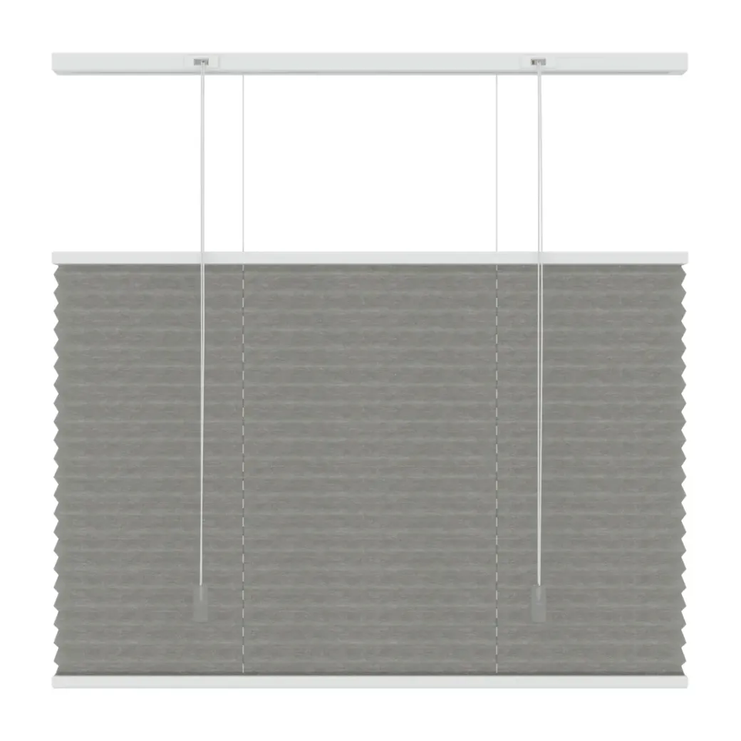 Brico Plissegordijnen-Decosol 6012 Plissegordijn Lichtdoorlatend Grijs 120X180Cm
