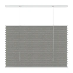 Brico Plissegordijnen-Decosol 6012 Plissegordijn Lichtdoorlatend Grijs 140X180Cm