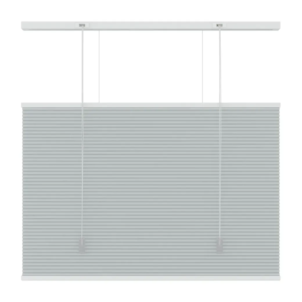 Brico Isolerende Raamdecoratie-Decosol 6018 Plissegordijn Verduisterend Lichtgrijs 160X180Cm