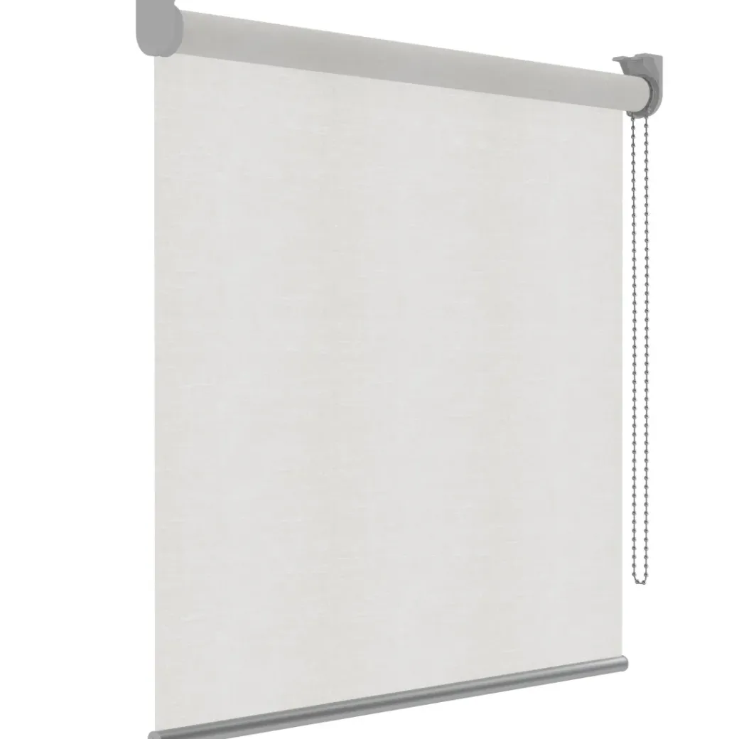 Brico Rolgordijnen-Decosol 3690 Rolgordijn Deluxe Uni Transparant Wit 180X190Cm