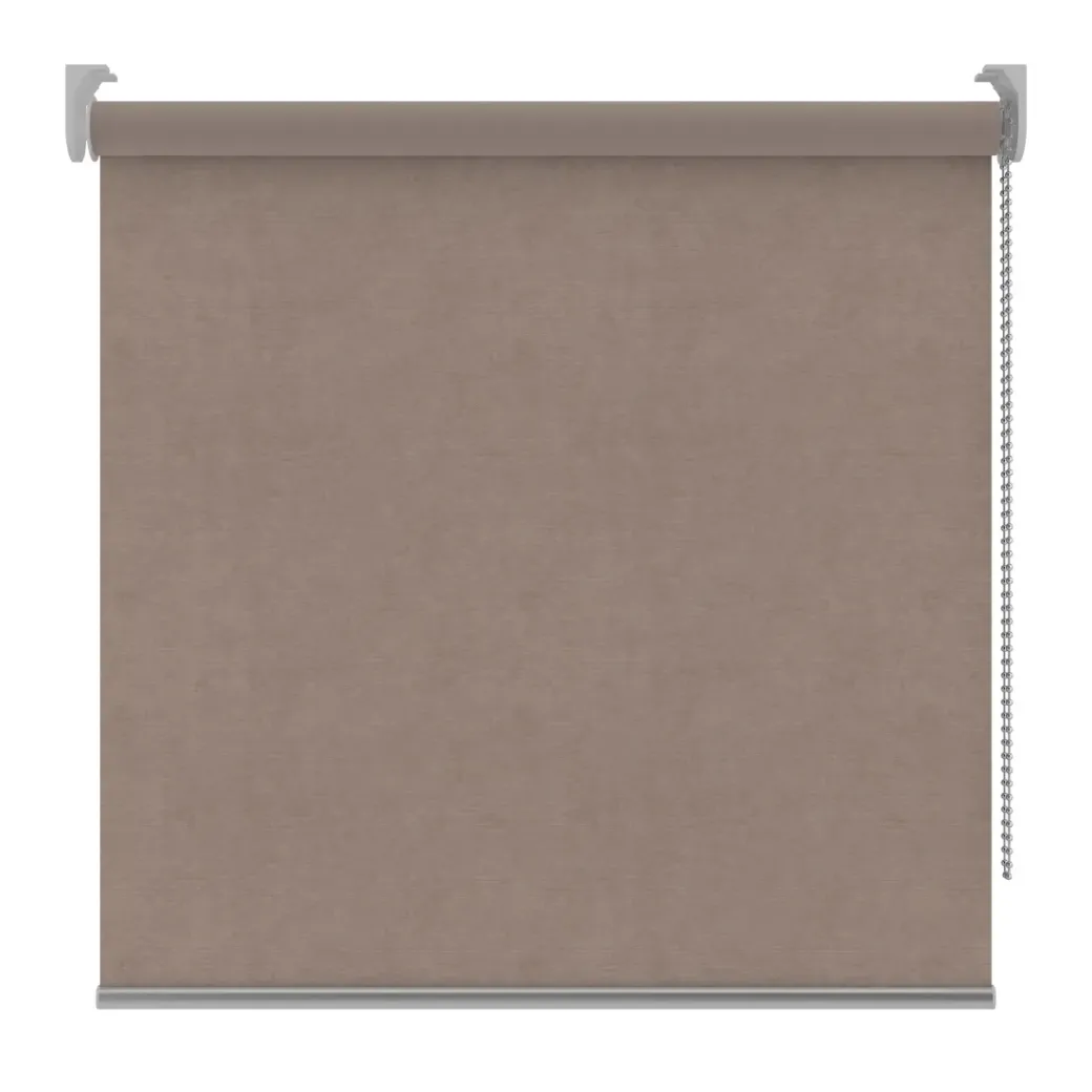 Brico Rolgordijnen-Decosol 5866 Rolgordijn Verduisterend Taupe 150X190Cm