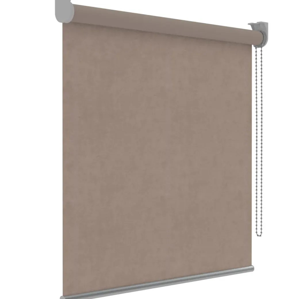 Brico Rolgordijnen-Decosol 5866 Rolgordijn Verduisterend Taupe 150X190Cm