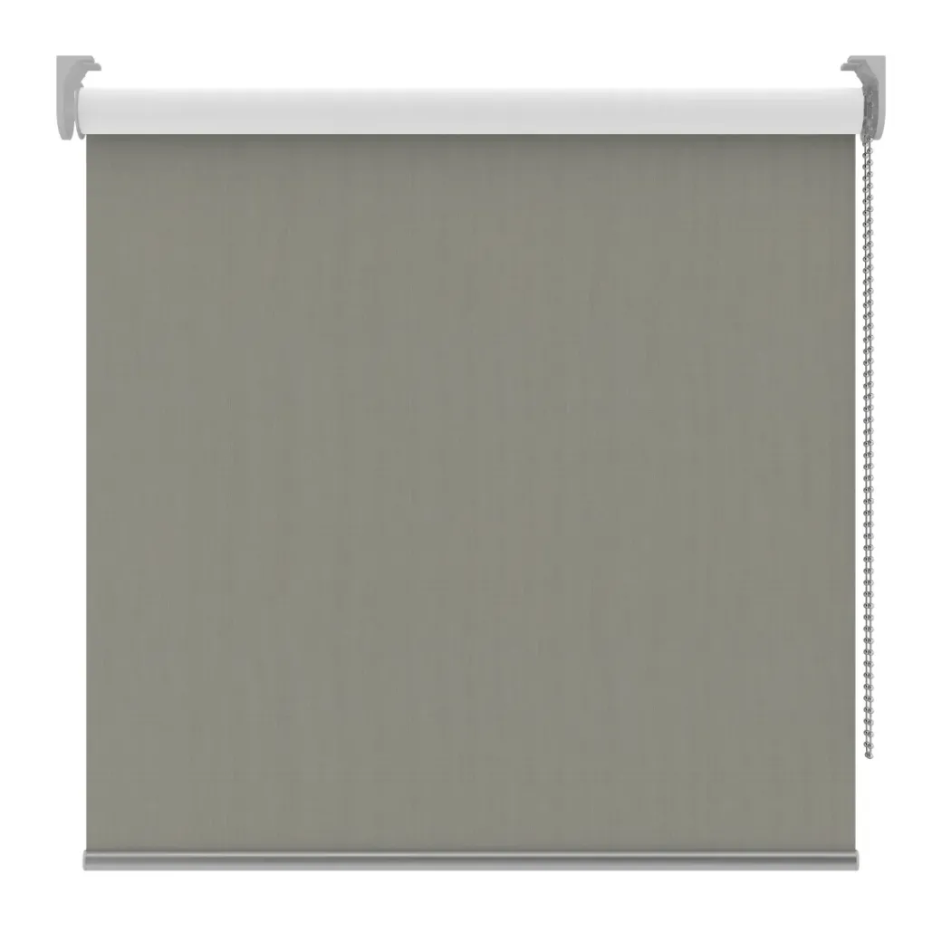 Brico Rolgordijnen-Decosol 3667 Rolgordijn Verduisterend Lux Grijs 210X190Cm