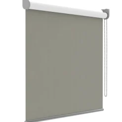 Brico Rolgordijnen-Decosol 3667 Rolgordijn Verduisterend Lux Grijs 210X190Cm