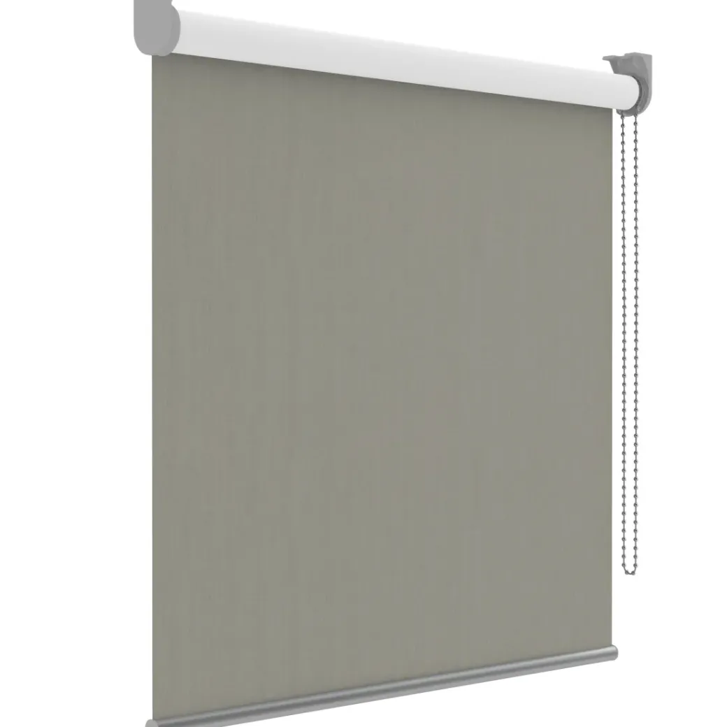 Brico Rolgordijnen-Decosol 3667 Rolgordijn Verduisterend Lux Grijs 210X190Cm