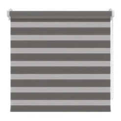 Brico Duo Rolgordijn-Decosol 4309 Roljaloezie Lichtdoorlatend Antraciet 90X190Cm