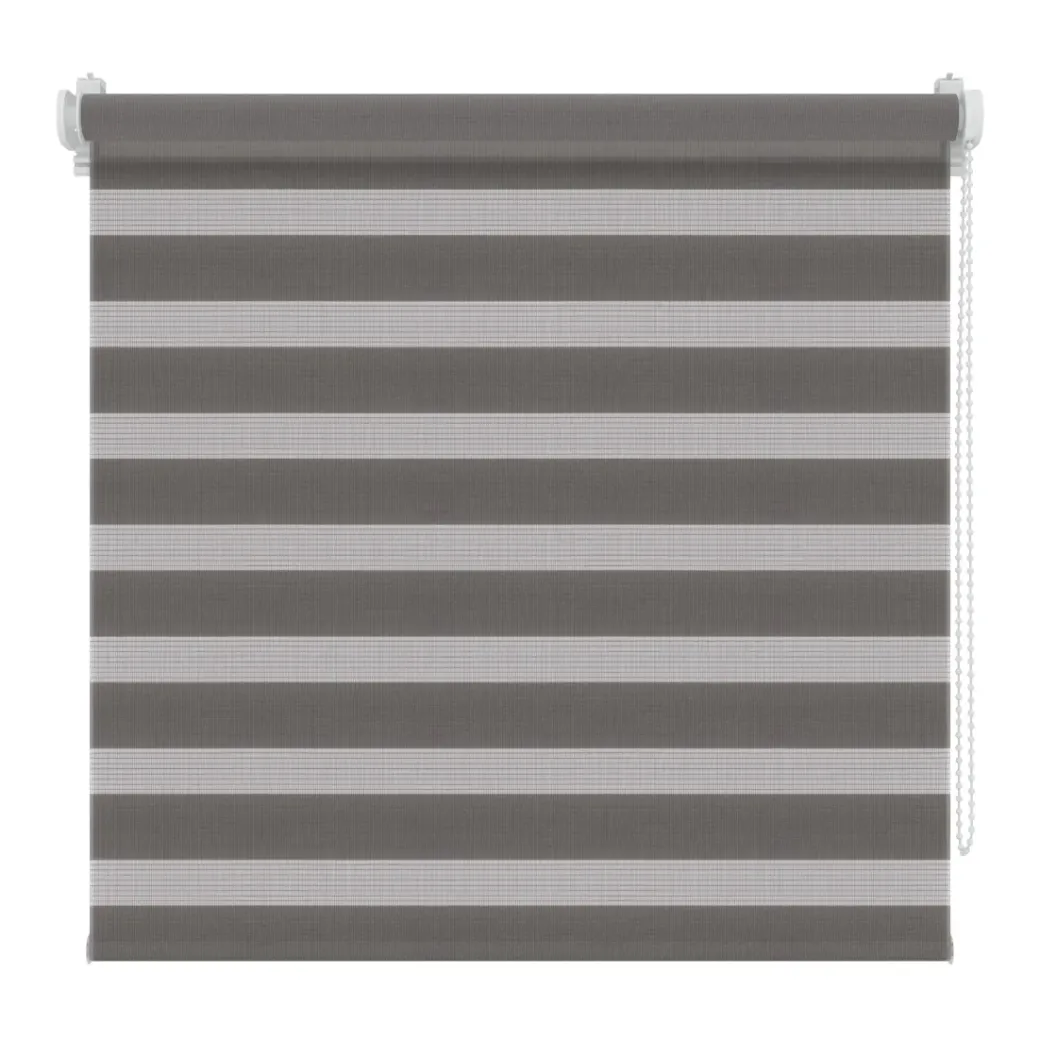 Brico Duo Rolgordijn-Decosol 4309 Roljaloezie Lichtdoorlatend Antraciet 90X190Cm