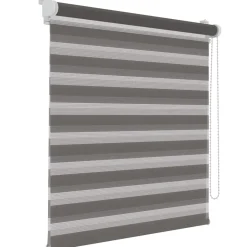 Brico Duo Rolgordijn-Decosol 4309 Roljaloezie Lichtdoorlatend Antraciet 90X190Cm