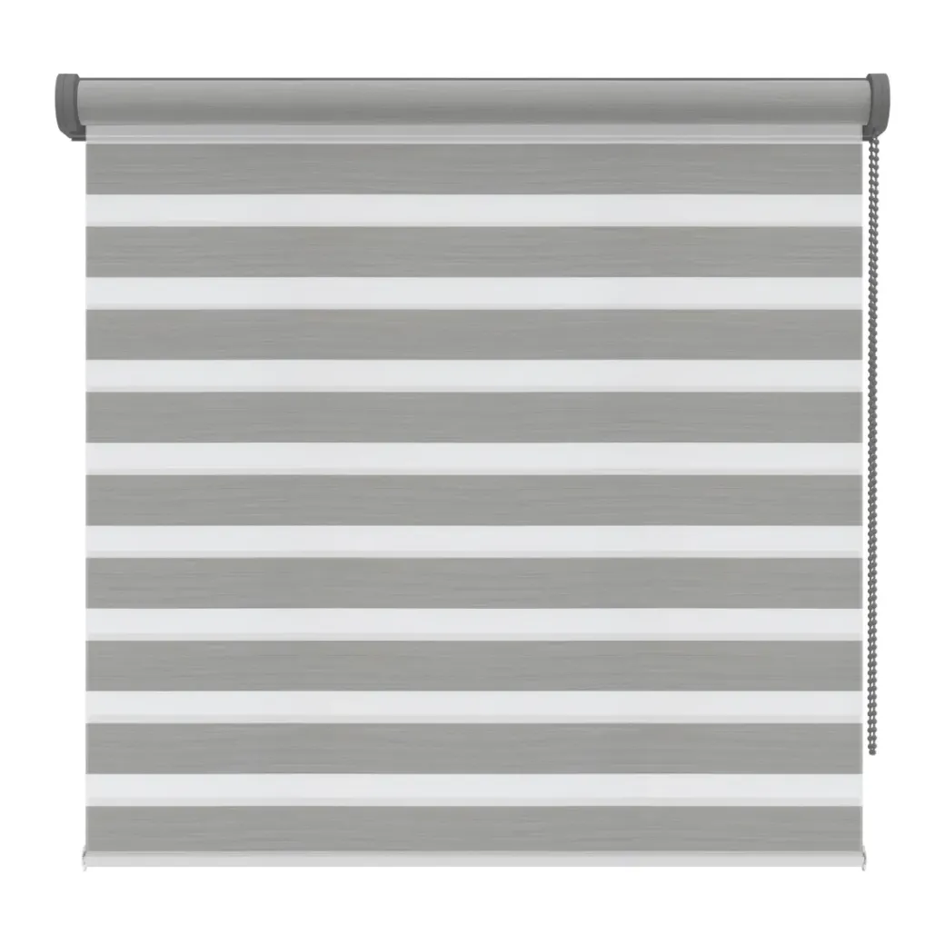 Brico Duo Rolgordijn-Decosol 4501 Roljaloezie Lichtdoorlatend Uni Grijs 180X210Cm