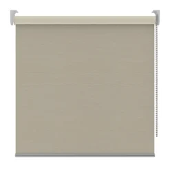 Brico Rolgordijnen-Decosol Rolgordijn Deluxe Verduisterend 5676 Effen Creme 180X190Cm