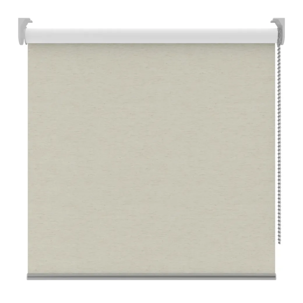 Brico Rolgordijnen-Decosol Rolgordijn Verduisterend 751 Effen Beige 210X190Cm