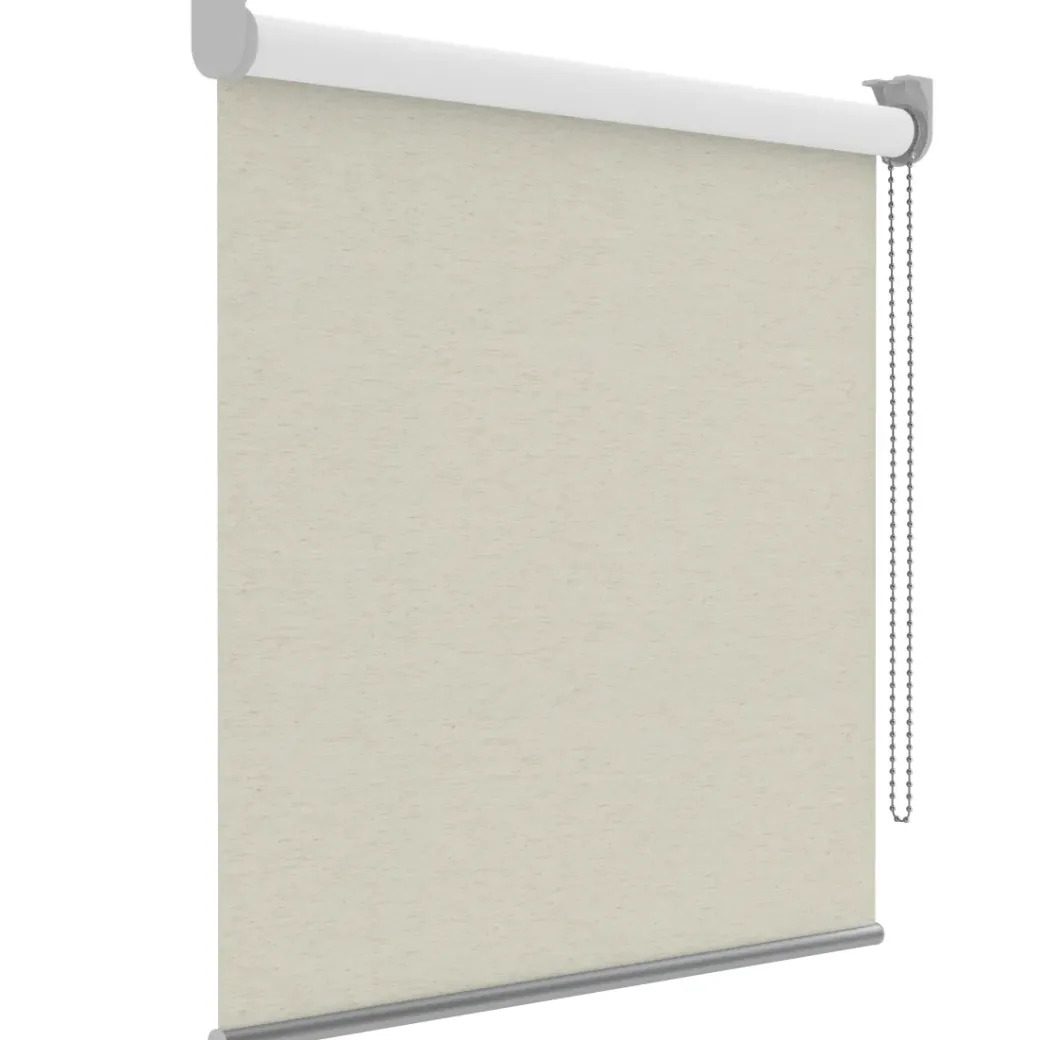 Brico Rolgordijnen-Decosol Rolgordijn Verduisterend 751 Effen Beige 210X190Cm