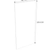 Deur Keukenkast Modulo Emy Hout 60X129,6Cm|Brico Best