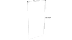 Deur Keukenkast Modulo Emy Hout 60X129,6Cm|Brico Best