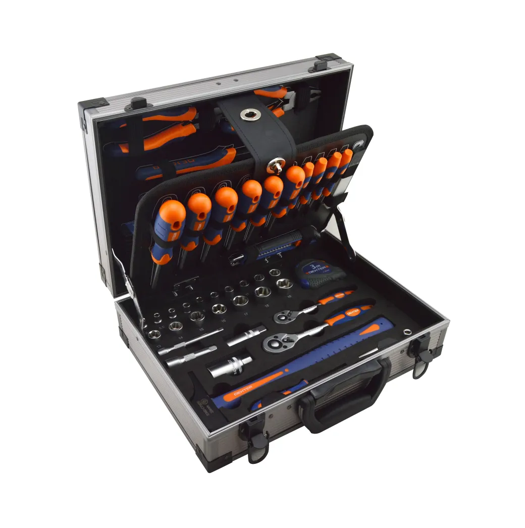 Dexter Gereedschapsset 110 Delig In Koffer|Brico New