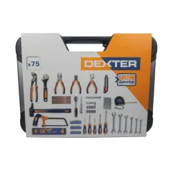 Dexter Gereedschapsset 75 Delig In Koffer|Brico Hot