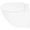 Differenz Hangtoilet Mat Wit |Soft-Close & Quick Release Toiletzitting | Randloos Toiletpot|Brico Best