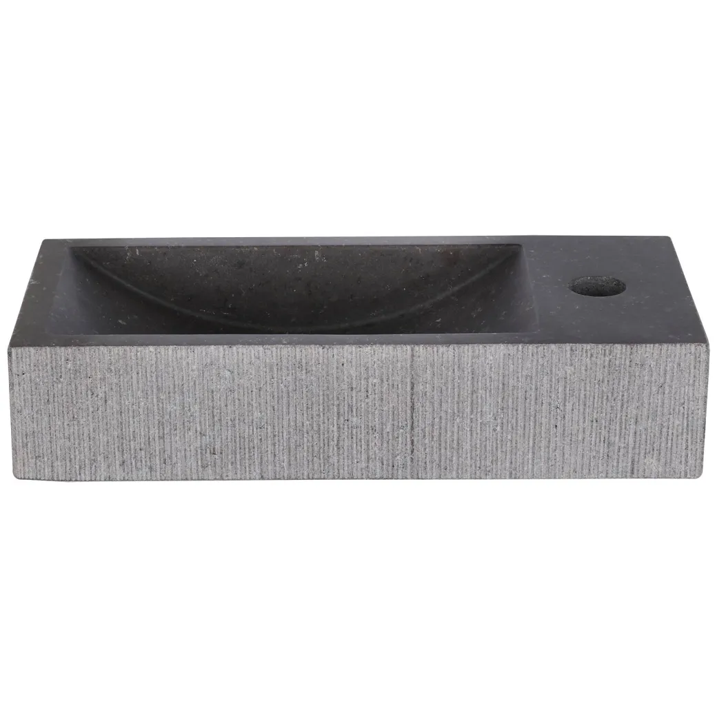 Differnz Fontein Ribble Natuursteen Zwart 38Cm|Brico Hot