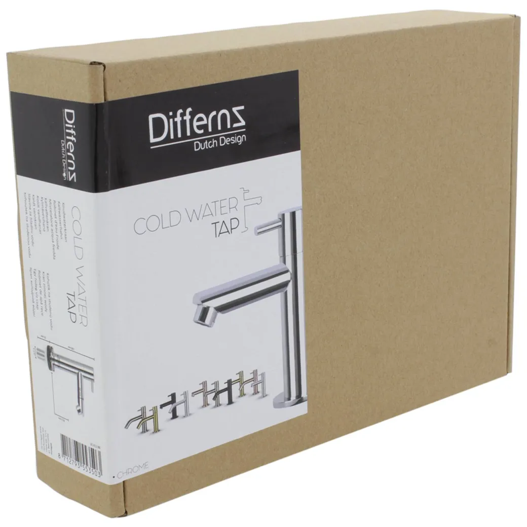 Differnz Fonteinkraan Mix&Match Recht Chroom|Brico Online