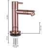 Differnz Fonteinkraan Mix&Match Recht Rood Koper|Brico Outlet