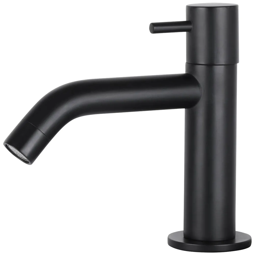 Differnz Fonteinset/Handdoekrek Jukon Beton Grijs/Zwart 38,5Cm|Brico New