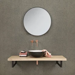Differnz Spiegel Rond O65Cm Zwart Kader|Brico Hot