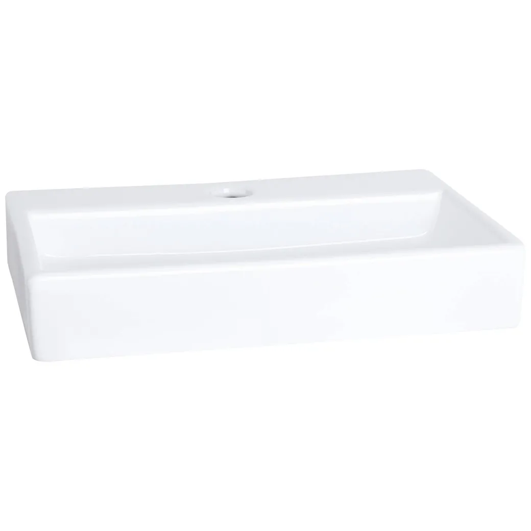 Differnz Toiletfontein Flat Small Keramiek Wit 38X24X7Cm|Brico New