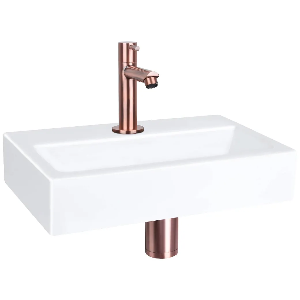 Differnz Toiletfontein Flat Small Keramiek Wit 38X24X7Cm|Brico New