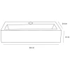 Differnz Toiletfontein Flat Beton Lichtgrijs 38X24X8Cm|Brico New