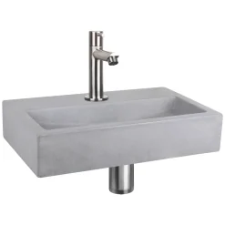 Differnz Toiletfontein Flat Beton Lichtgrijs 38X24X8Cm|Brico New