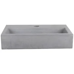 Differnz Toiletfontein Flat Beton Lichtgrijs 38X24X8Cm|Brico New