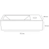Differnz Toiletfontein Helios Marmer 37,5X18,5X9,5Cm|Brico