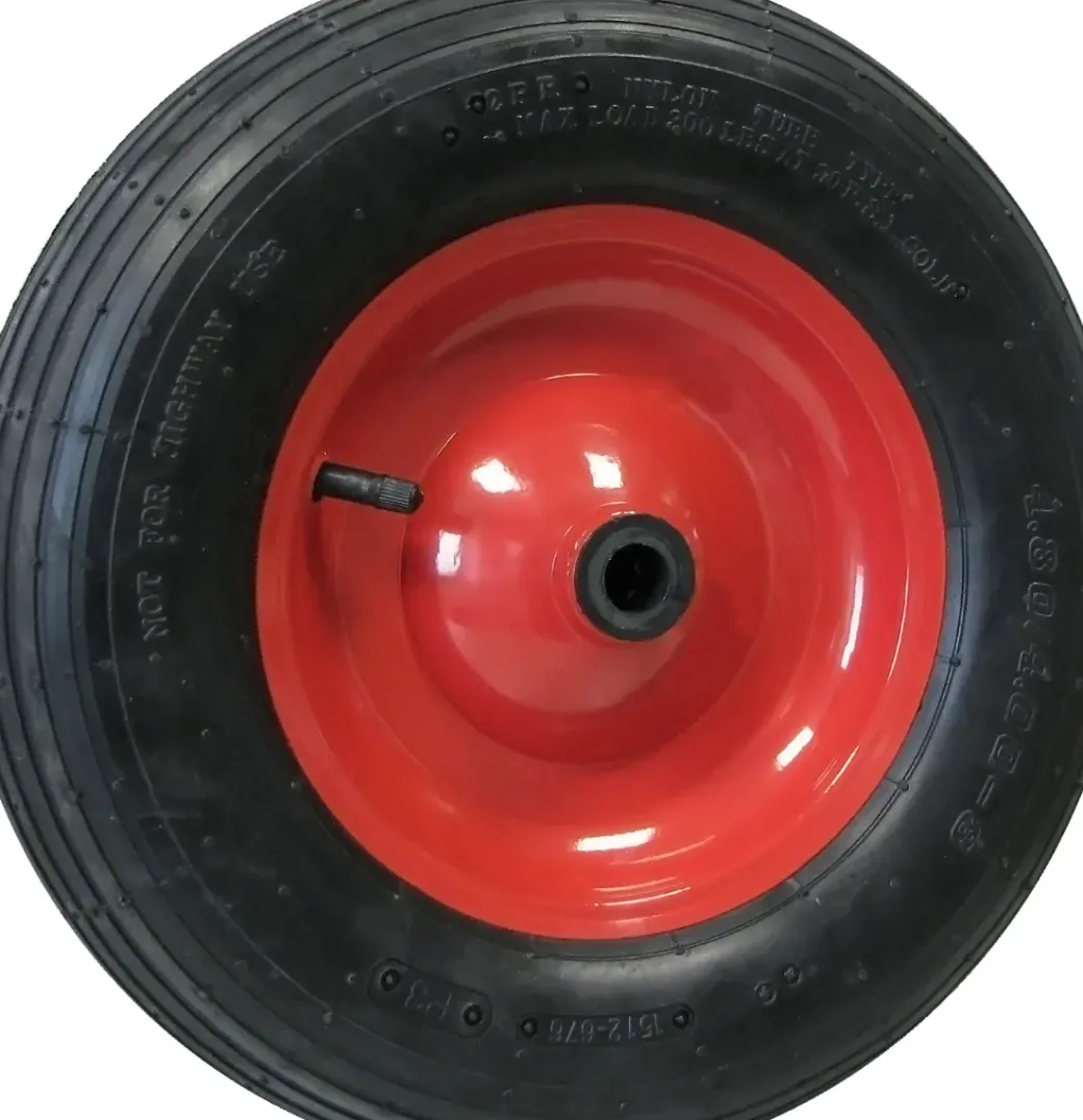 Brico Wielen-Dorner Helmer Wiel Rubber Rood 40Cm