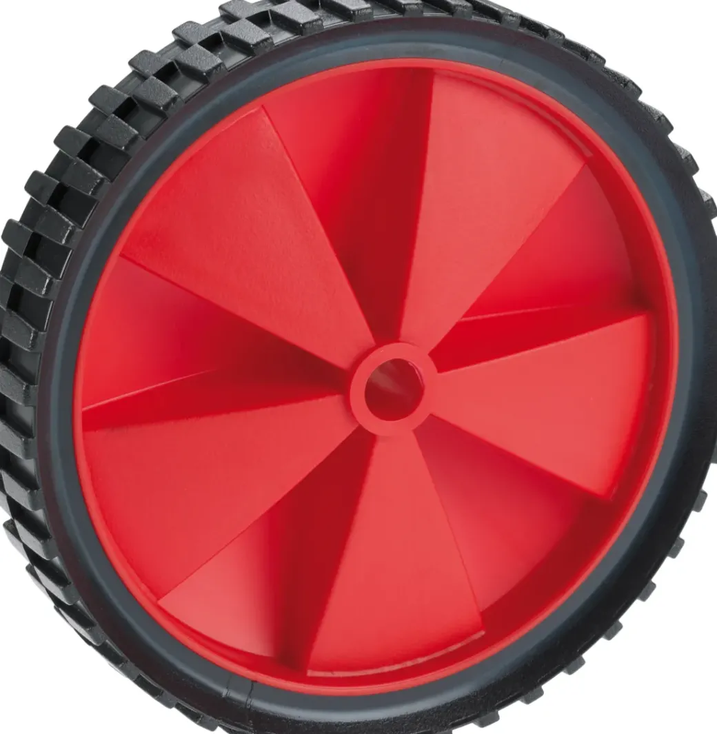 Brico Wielen-Dorner+Helmer Wiel Pvc Rood/Zwart 150Mm