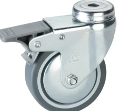 Brico Wielen-Dorner+Helmer Zwenkwiel Met Rem Tpe O25Mm