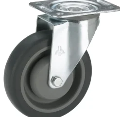 Brico Wielen-Dorner+Helmer Zwenkwiel Tpe Zwart 100Mm