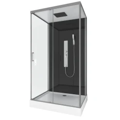 Douchecabine Aurlane Trendy Style Rechthoekig Omkeerbaar Met Hydromassage 110X80Cm|Brico Best