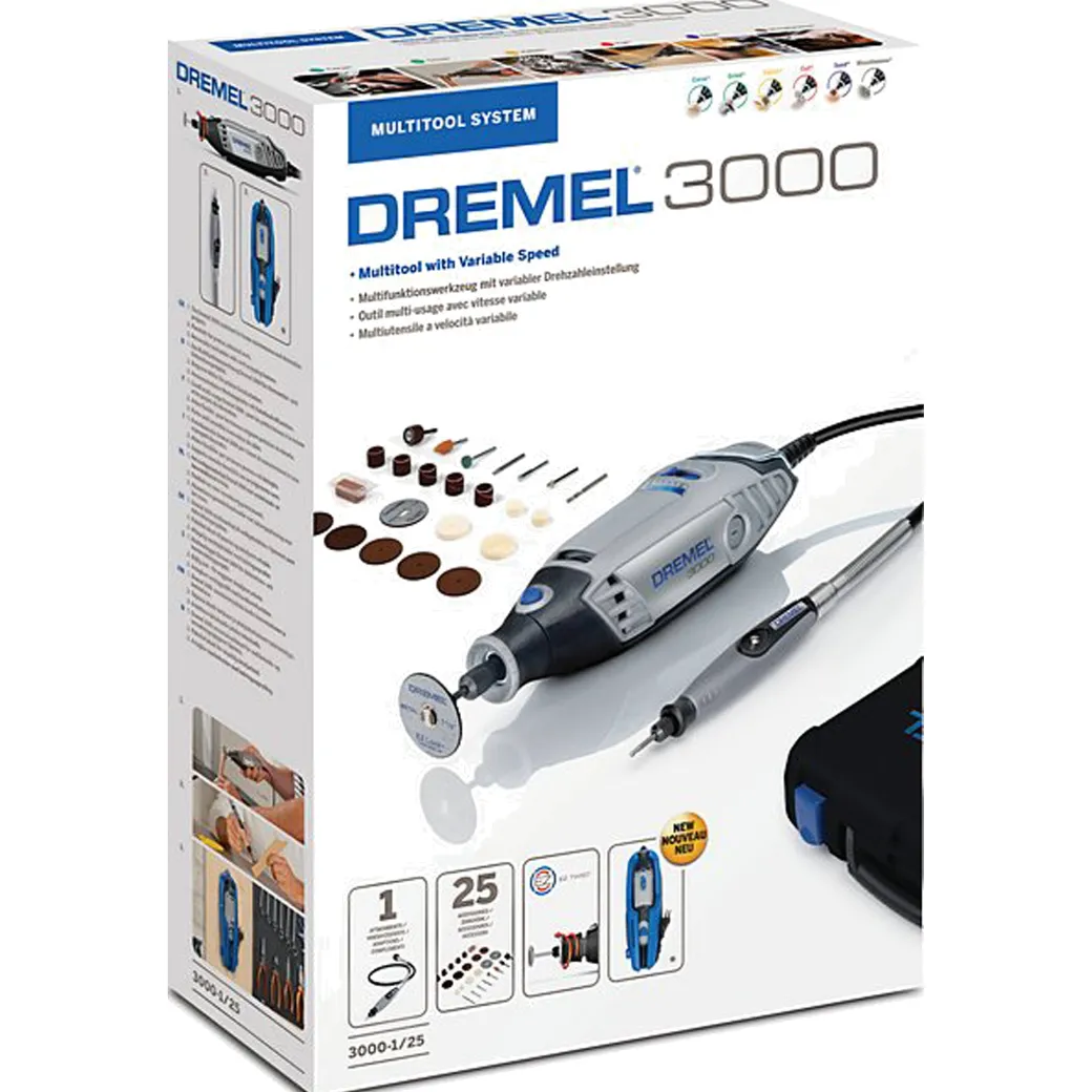 Dremel Multigereedschap 3000Jp + 25 Accessoires|Brico Discount