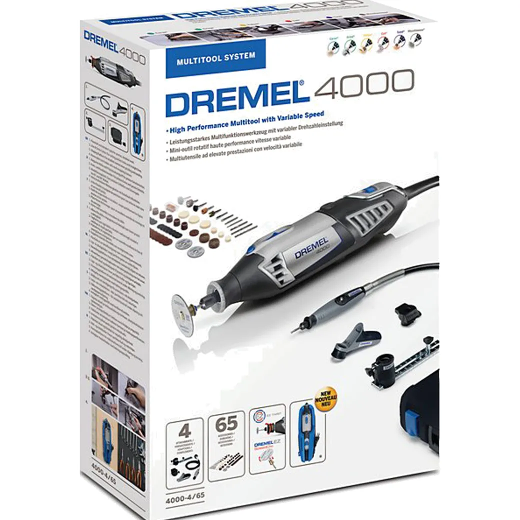 Dremel Multigereedschap 4000Jp + 65 Accessoires|Brico Discount