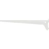Brico Plankendragers-Duraline F-Drager Enkel Wit 25Cm