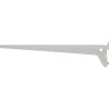 Brico Plankendragers-Duraline F-Drager Enkel Wit 40Cm