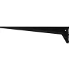 Brico Plankendragers-Duraline F-Drager Enkel Zwart 50Cm