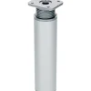 Brico Meubelpoten-Duraline Meubelpoot Rond Staal 3X10Cm Chroom