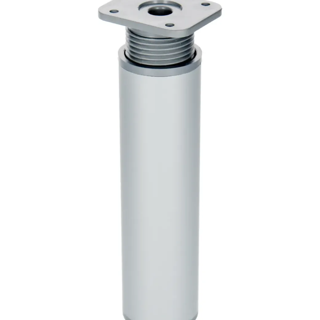 Brico Meubelpoten-Duraline Meubelpoot Rond Staal 3X10Cm Chroom